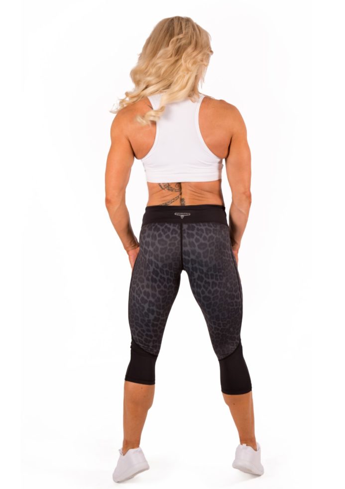 Gym Wear Sale - Leopard Capri