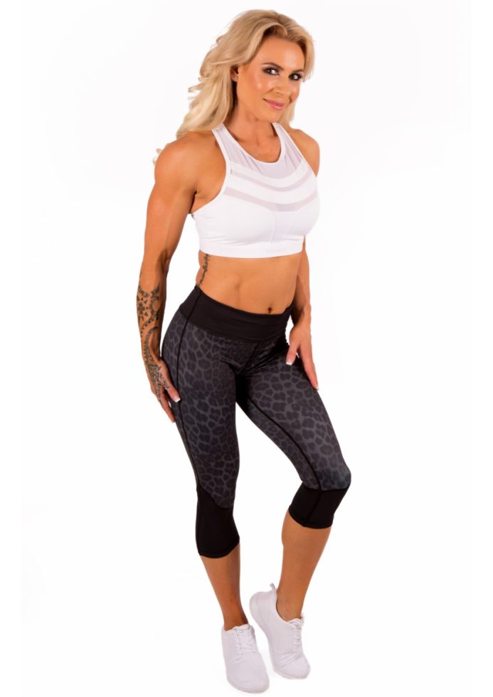 Gym Wear Sale - Leopard Capri