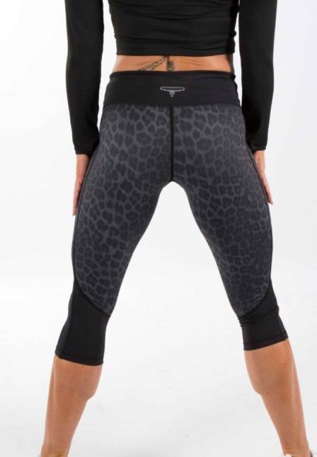 Gym Wear Sale - Leopard Capri