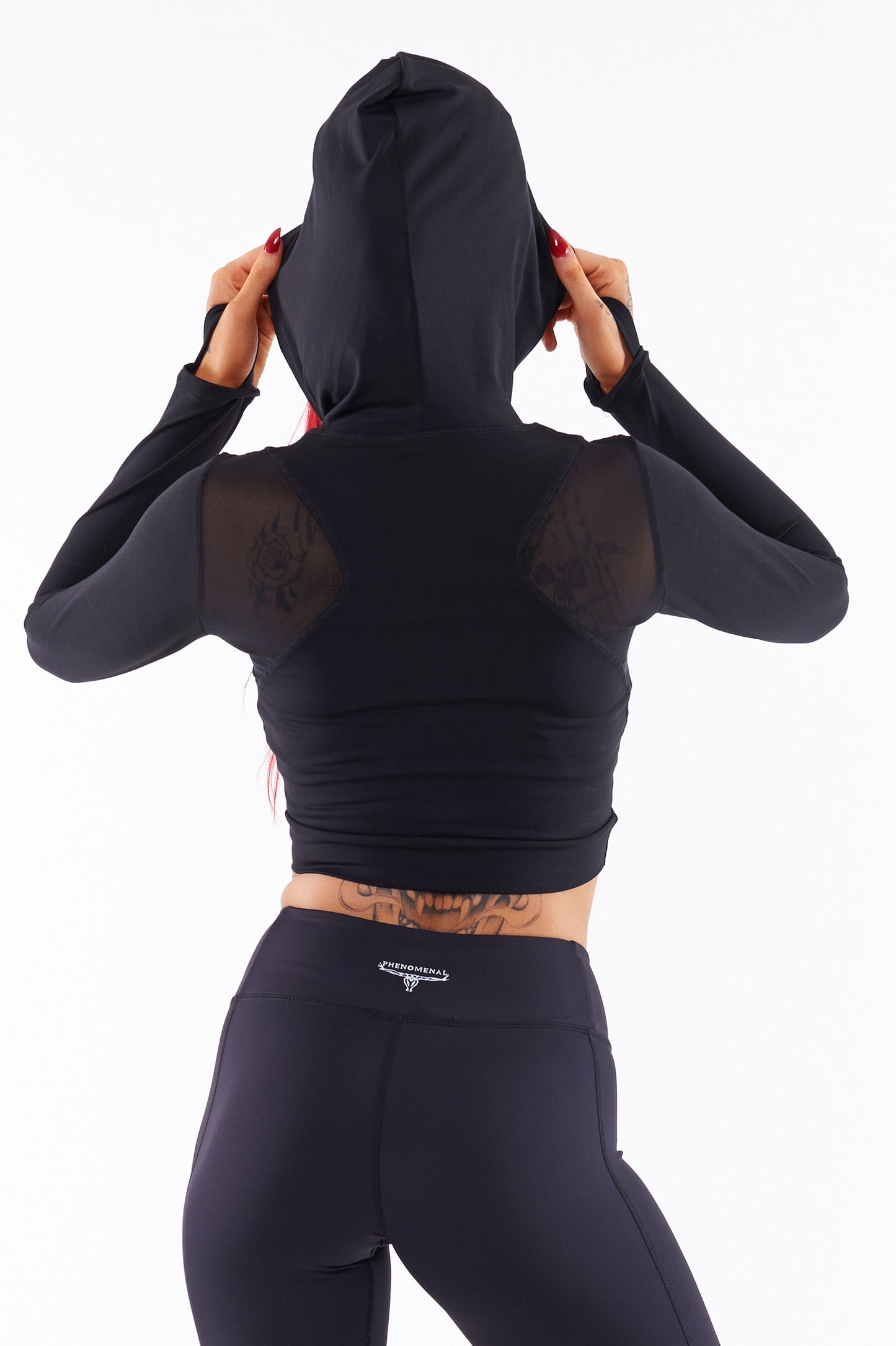 Gym Wear Sale - Glamour Girl Hoodie - Black