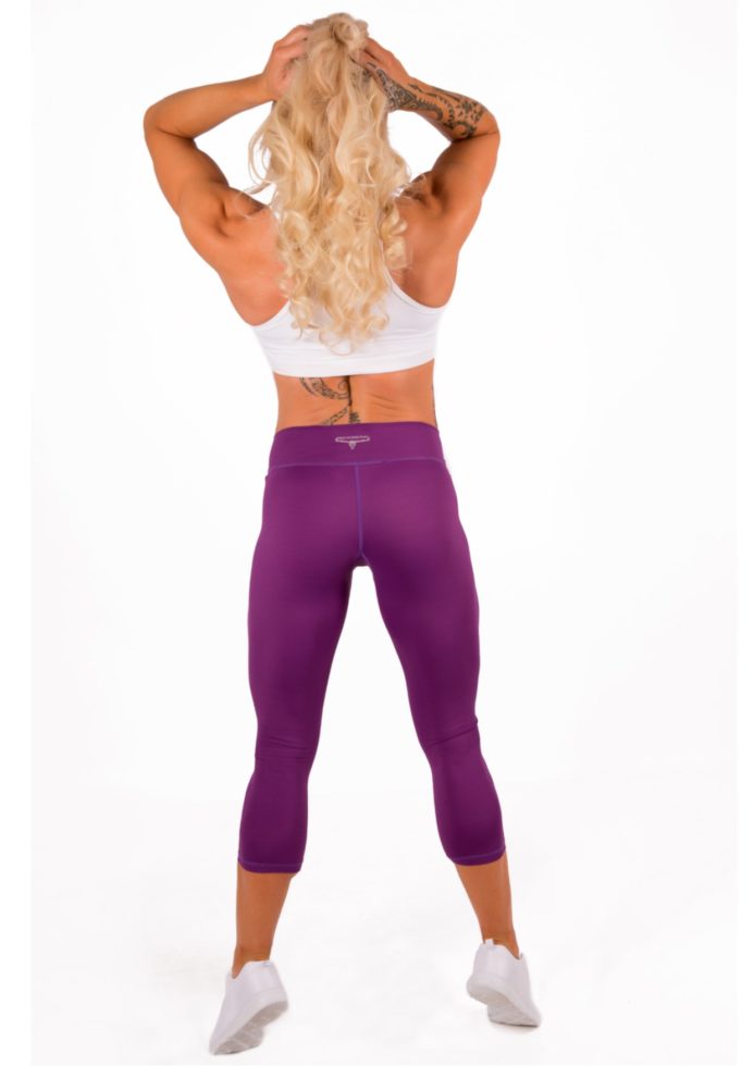 Gym Wear Sale - Purple Haze Capri