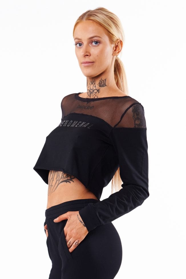 Gym Wear Sale - Women's Luxe Activewear Leisure Set - Black