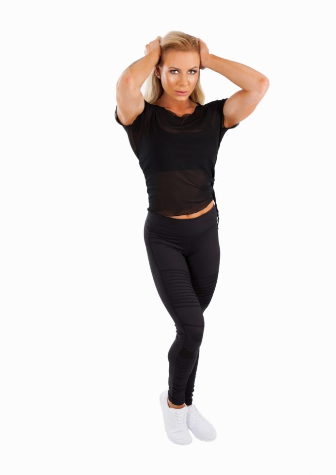 Gym Wear Sale - Risque Tank Top Tee - Black