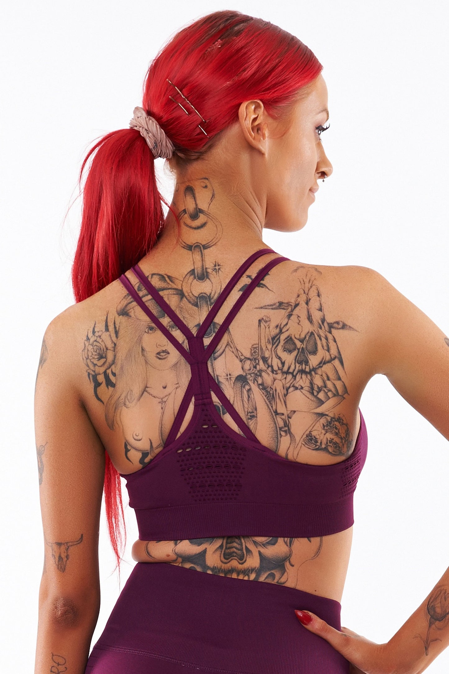 Gym Wear Sale - Flawless Sports Bra - Ruby