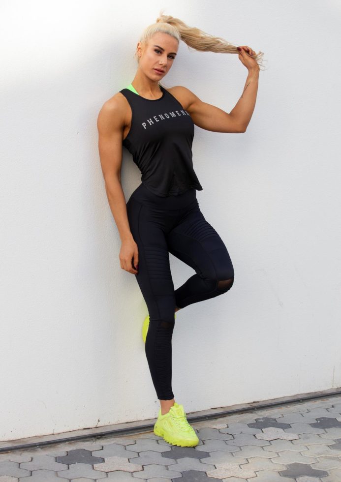 Gym Wear Sale - Tie Up Tee - Black